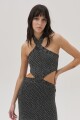 Vestido Joan Plateado