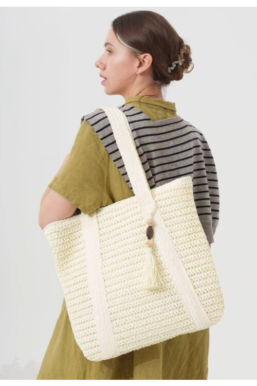 BOLSO AGATHA CHAMPAGNE-OFF WHITE