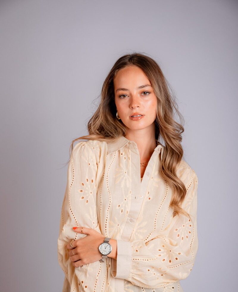 Camisa Lucienne beige