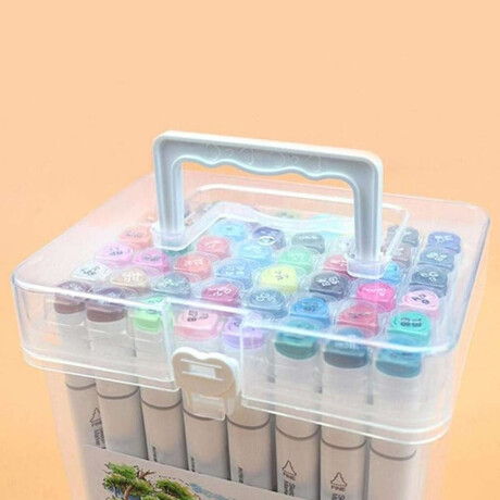 Set De 48 Marcadores En Caja 15 Cm De Largo.