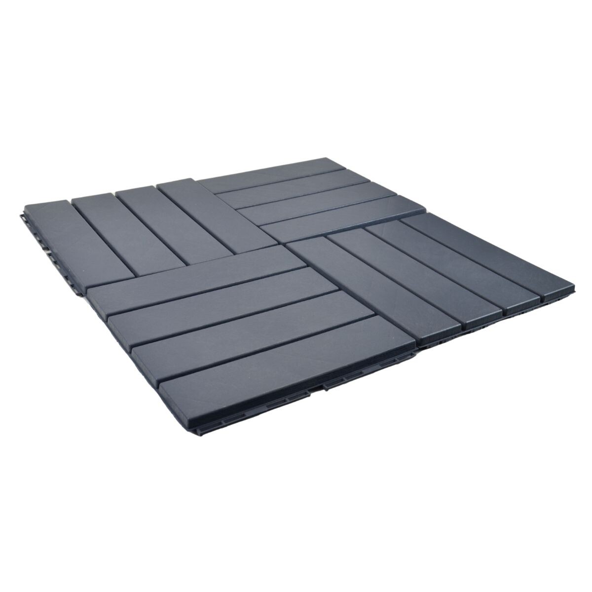 Piso deck encastrable 9 Unidades - GRIS 