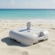 Base para sombrilla 42.5 x 43 x 14.5cm BLANCO