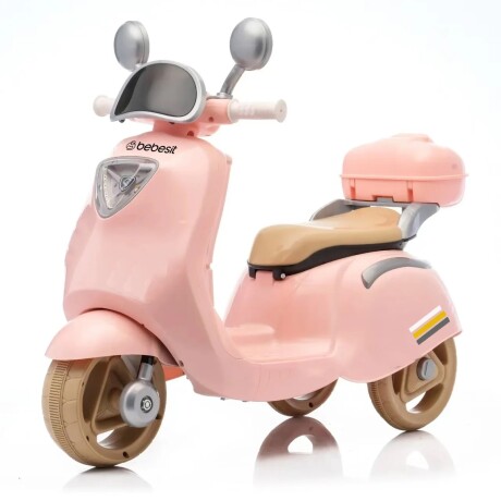 Bebesit Moto a Batería Scooby 6V ROSA