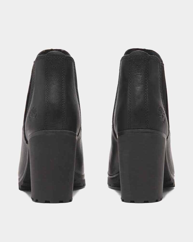 Botas Chelsea Allington Mid Mujer Black Full Grain