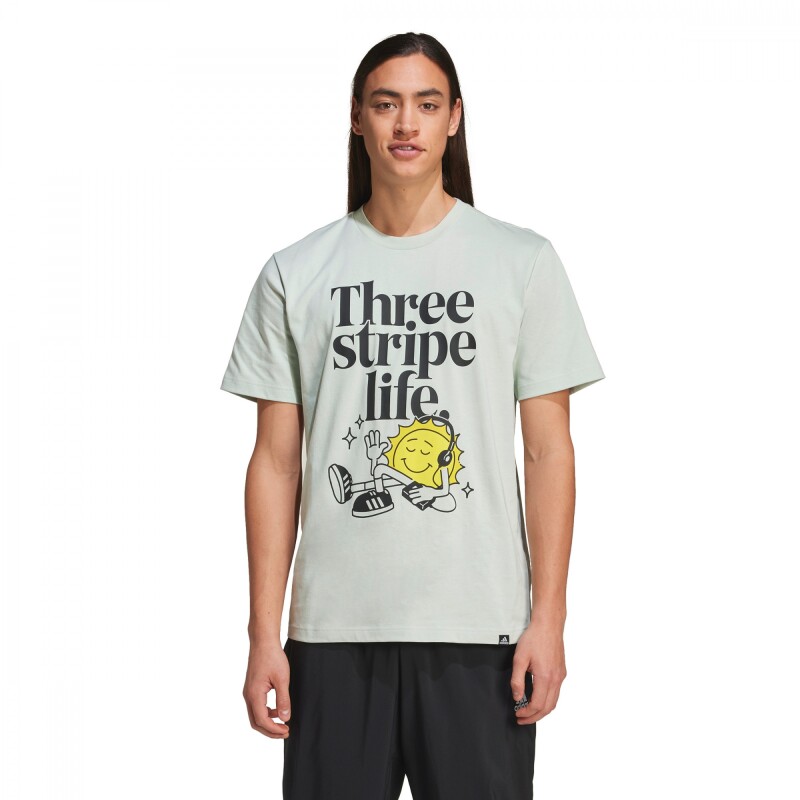 Camiseta Positive Tee de Hombre Multicolor