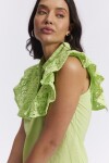 Blusa Flor Verde