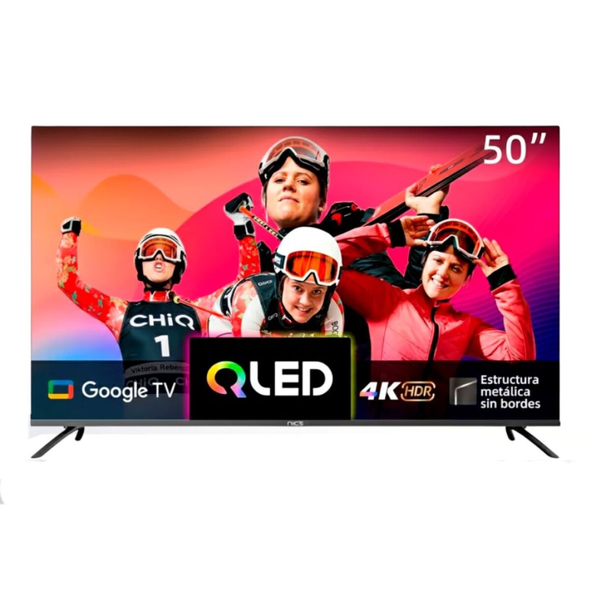TV Led Nic´s QLED 50" Google TV 2G+16G con Bluetooth 