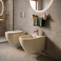 BIDET SUSPENDIDO COLOR CAQUI MATE HABITARE Bidet Suspendido Color Caqui Mate Habitare