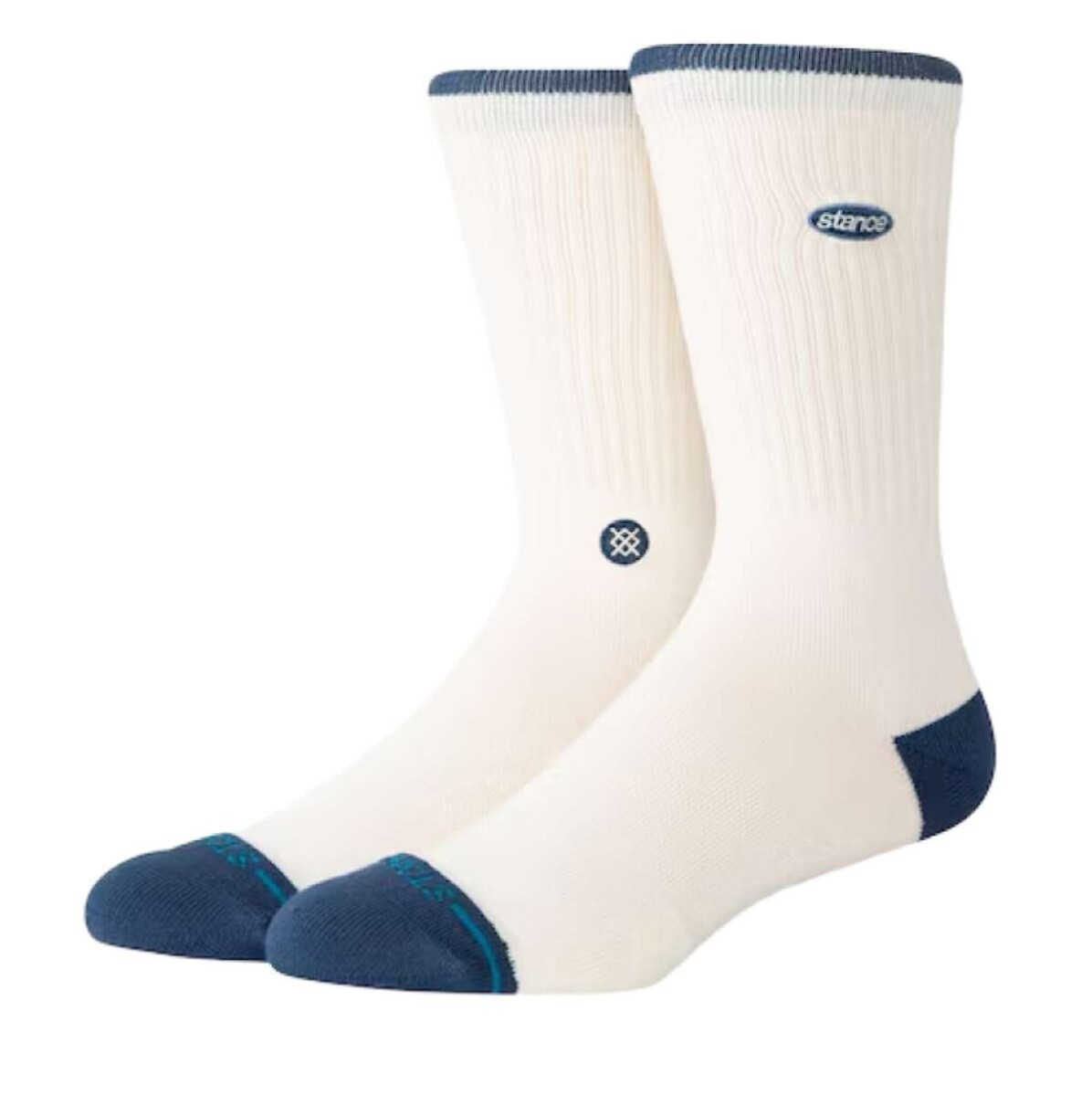 Medias Stance Blurred Crew - Blanco 