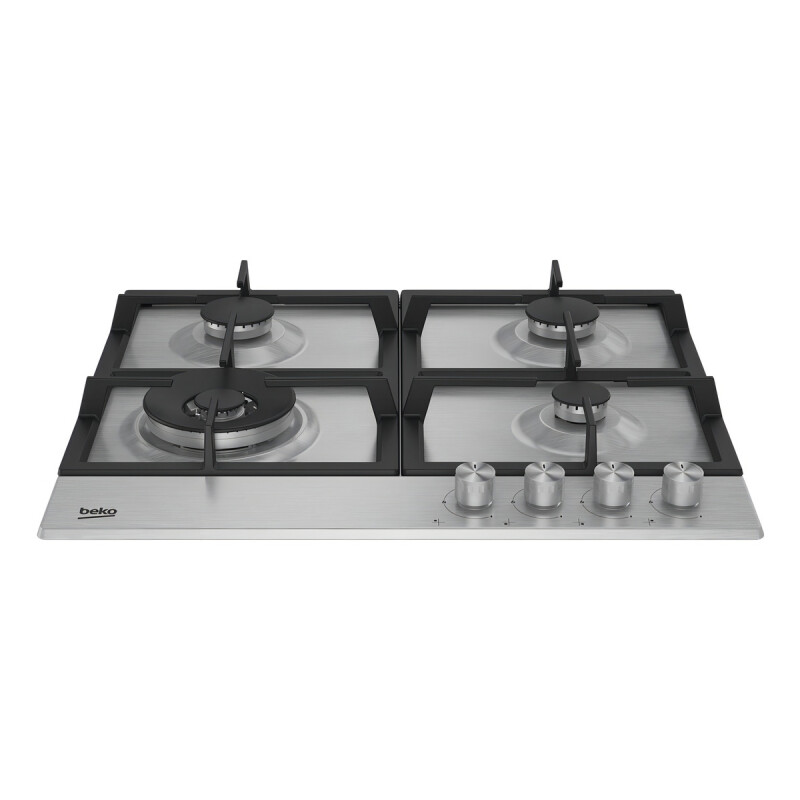 Anafe Con Alimentación A Gas - Beko Hiaw 64225 Sx Color Acero Inoxidable - 4 Hornallas Anafe Con Alimentación A Gas - Beko Hiaw 64225 Sx Color Acero Inoxidable - 4 Hornallas