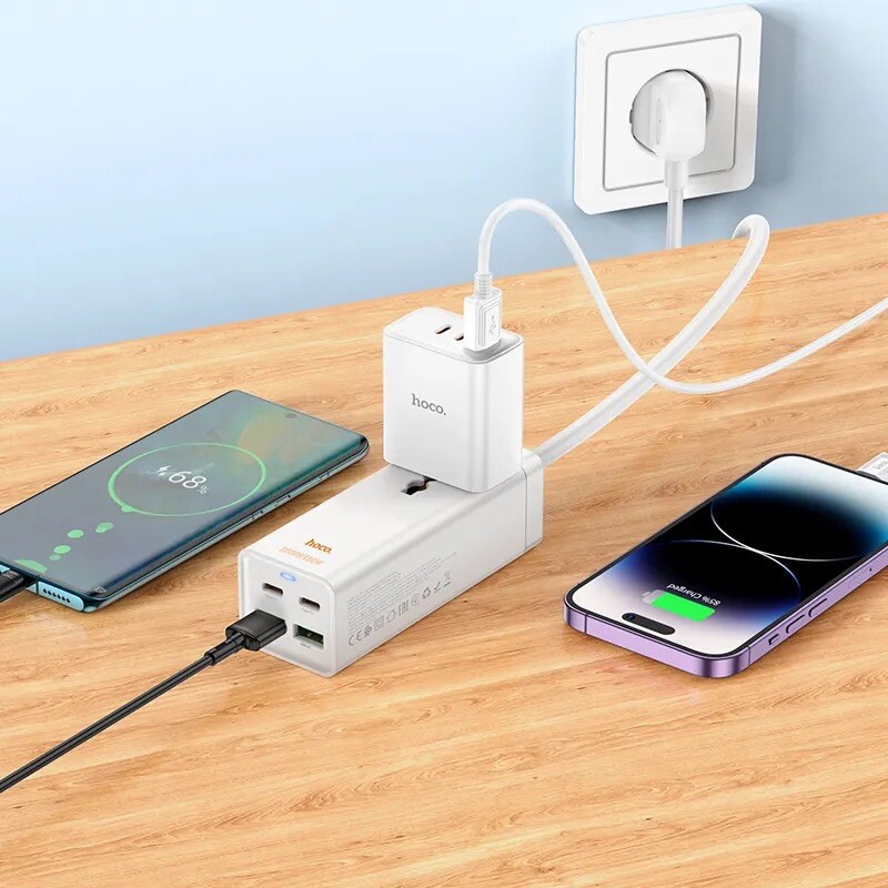 Zapatilla cargador Multifuncional USB-C USB-A Zapatilla cargador Multifuncional USB-C USB-A