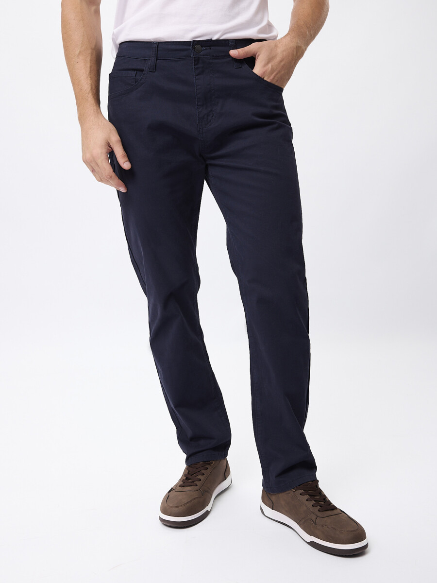 Pantalón color - azul 
