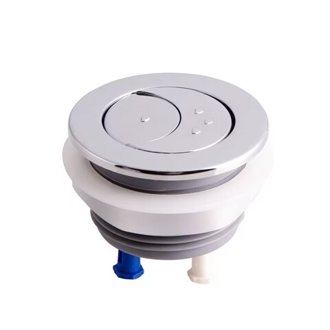 Botón Superior cromado doble Botón Superior Cromado Doble