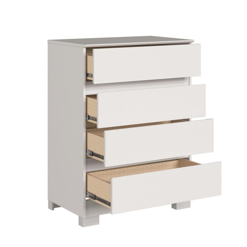 Cómoda Maia 4 Cajones Blanco Cómoda Maia 4 Cajones Blanco