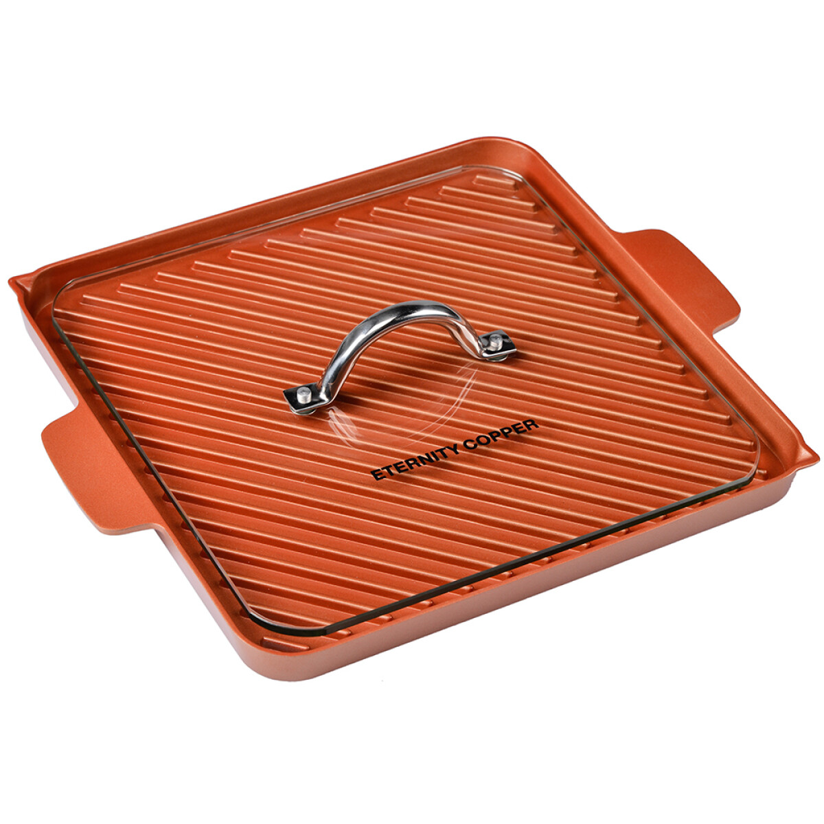 Parrilla antiadherente con tapa - Parrilla Eternity Copper 