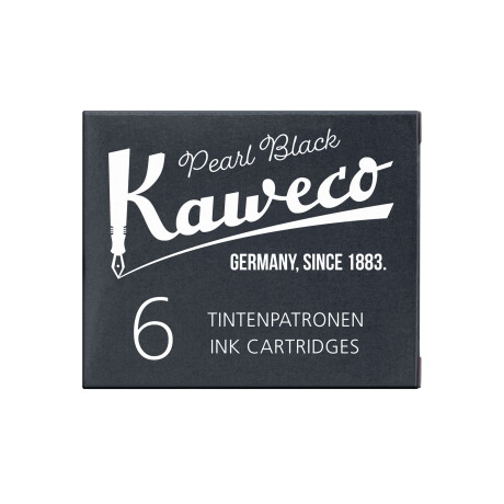 KAWECO Cartuchos Negro 6u 0