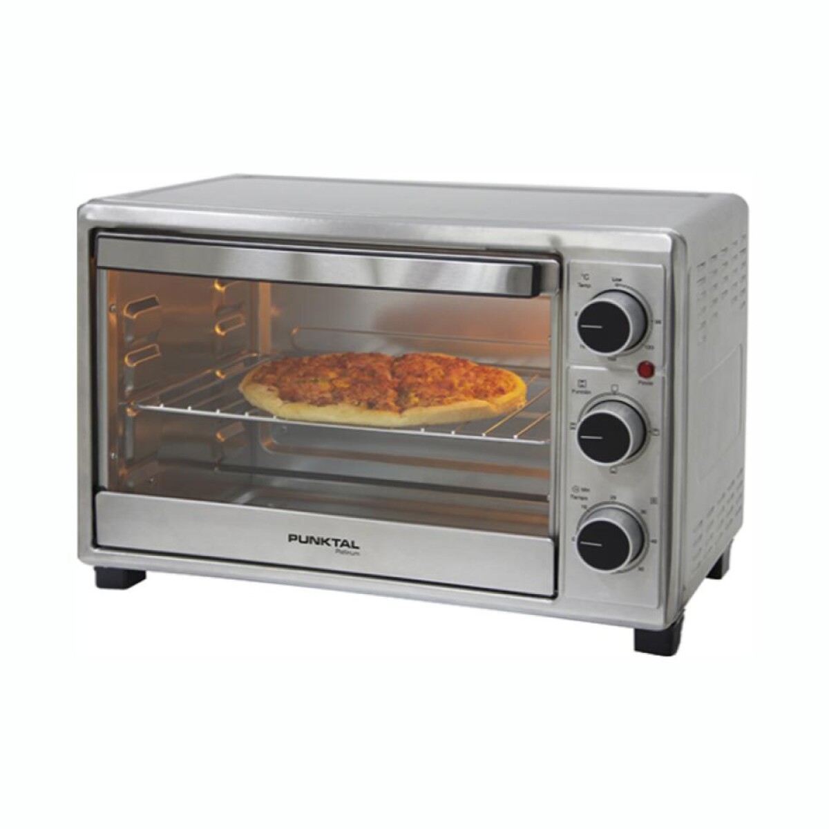 Horno Eléctrico PUNKTAL PK-028 1500W Capacidad 28Lt 
