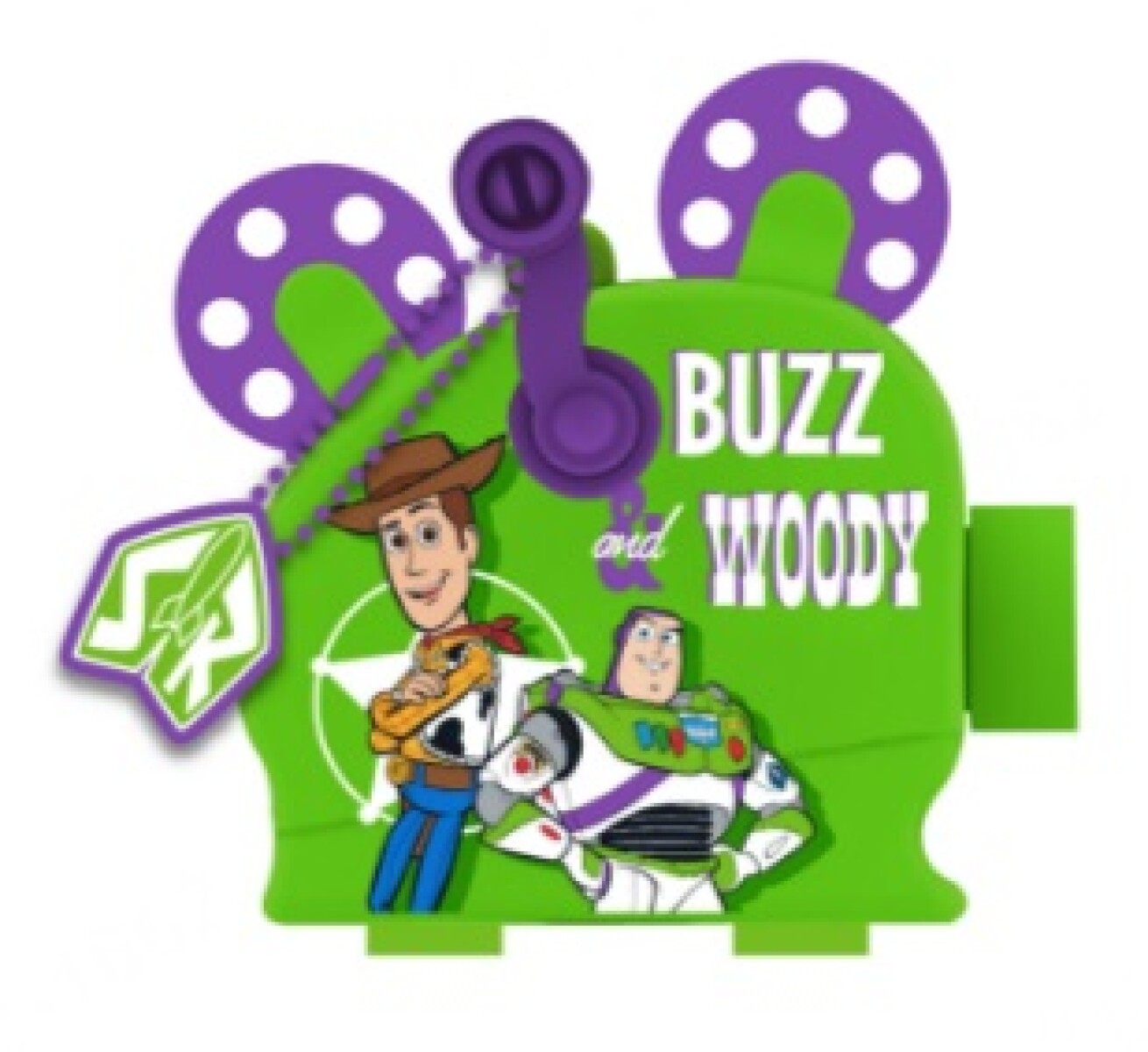 Llavero proyector Toy Story - verde 