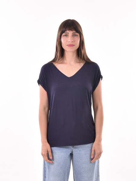 REMERA TELMA AZUL OSCURO