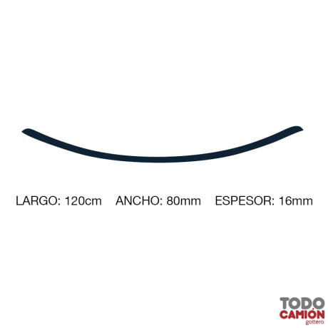 Hoja Elastico Lisa 80*16*1.20 Hoja Elastico Lisa 80*16*1.20