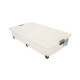Caja organizadora con ruedas 45lt TRANSPARENTE