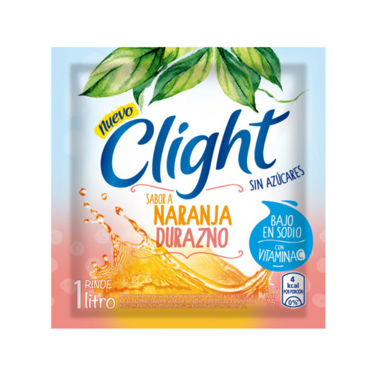 Clight Naranja Durazno 8g 