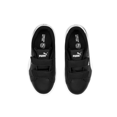 Championes Puma Smash 3.0 L V de niño Black & White