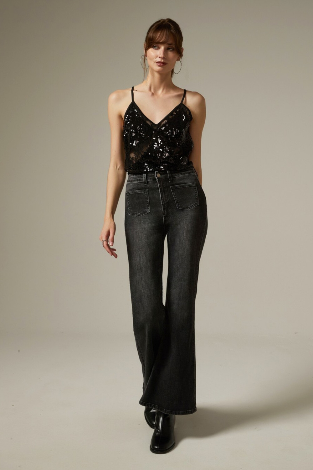 Pantalon Zairel Gris Oscuro