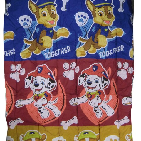 Acolchado Infantil Paw Patrol Microfibra 1 Plaza PAW PATROL MULTICOLOR