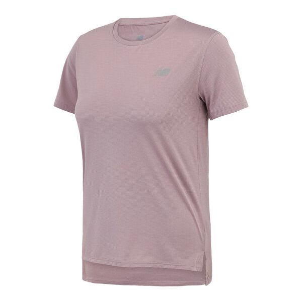 Remera New Balance Short Sleeve Rosado