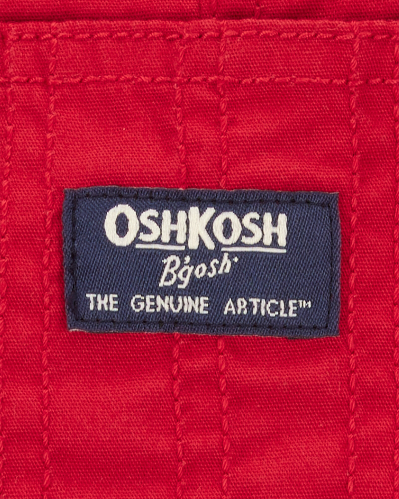 Enterito corto de algodón, rojo Sin color