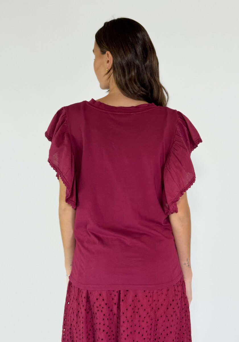 REMERA VELINO - BORDO 