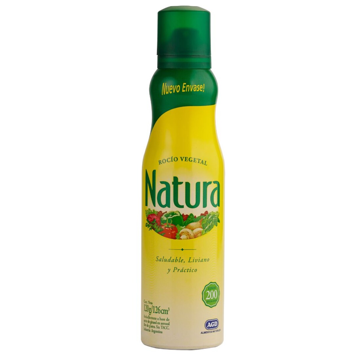 ACEITE NATURA SPRAY 126 ML - AMARILLO 