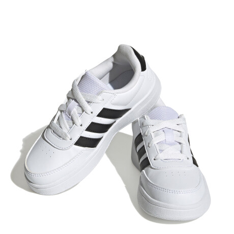 Championes de Niños Adidas Breaknet Lifestyle Court Blanco - Negro