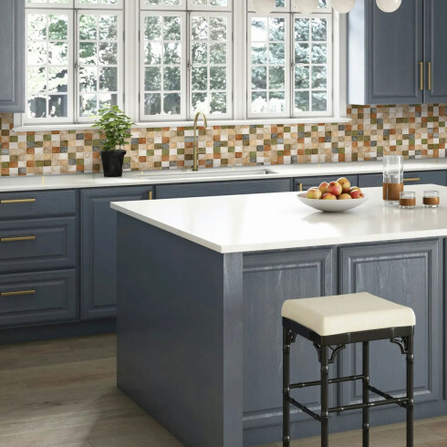 Ceramica Amarronada 32X57Cm Pared Piscina GAMAS DE MARRON