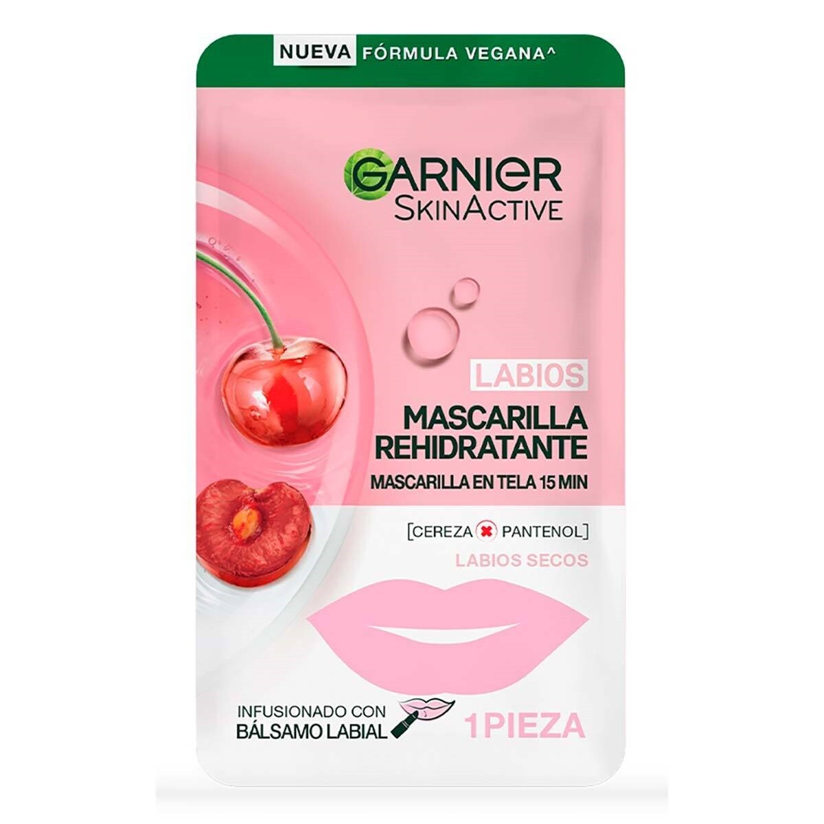 Mascara Para Labios Garnier Skin Active Cherry 