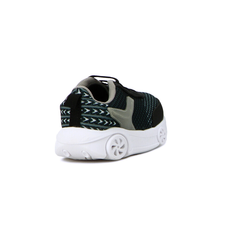 Molekinho Calzado Deportivo Niño Acordonado C/ Luces Multicolor-negro