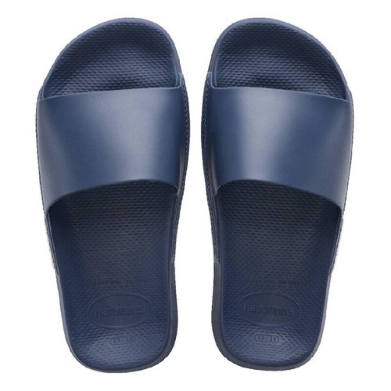 Sandalias ojotas Havaianas Slide Classic Blue Azul