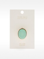 Anillo Maxi Con Piedra azul