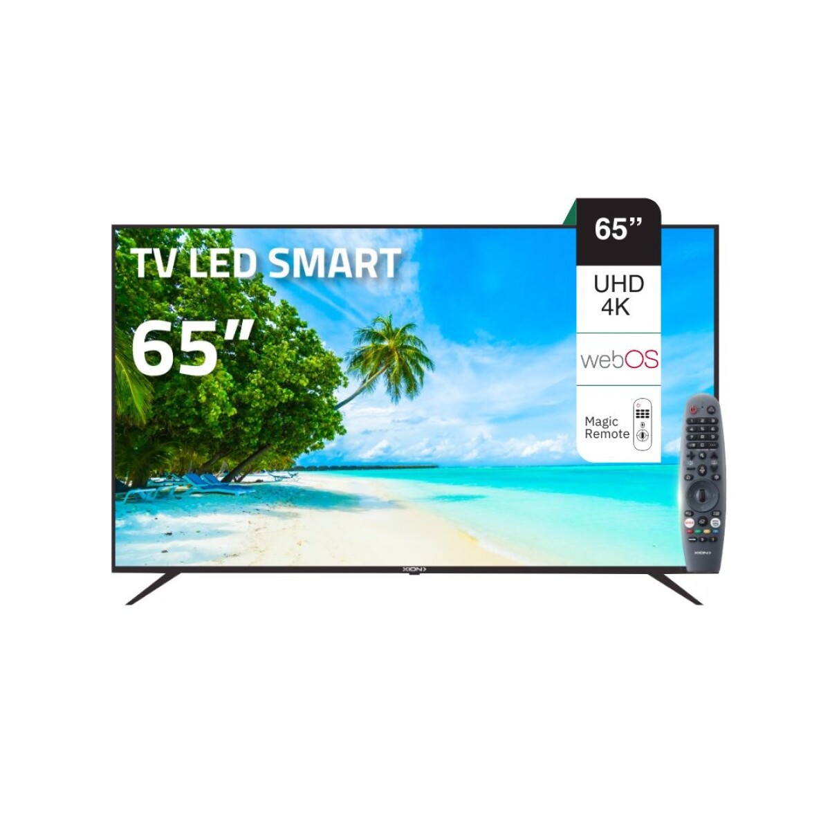 Smart Tv XION 65' UHD 4K LED XI-LED654KWOS.CU WebOs Con Magic Remote 