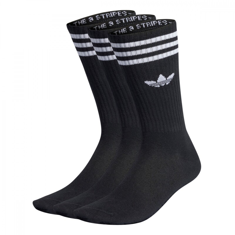 Medias High Crew Sock Unisex Negro