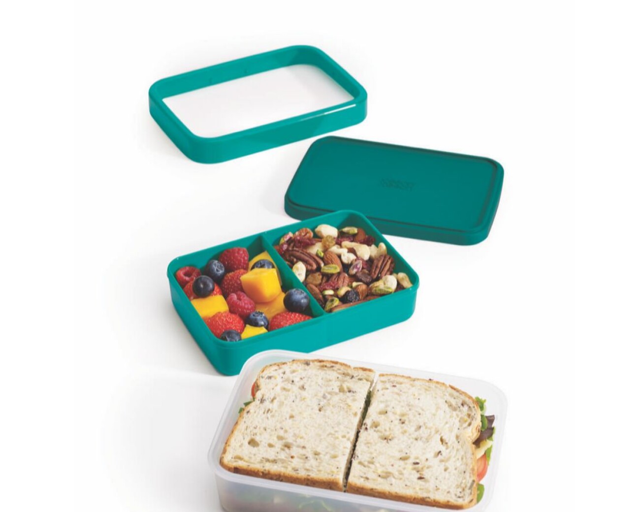 Lunch box compacto con dos compartimentos independientes GoEat Compact ...