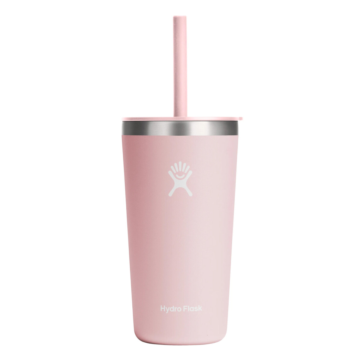 Vaso Hydro Flask 20 OZ All Around Tumbler Straw Lid - Rosa 