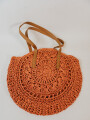 Cartera 11539-3 Rafia Naranja