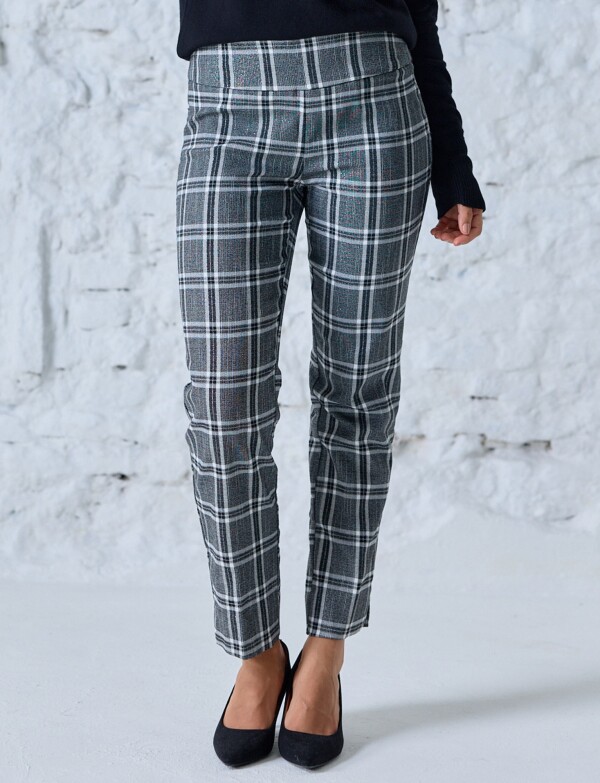 Pantalon Lurex NEGRO/BLANCO