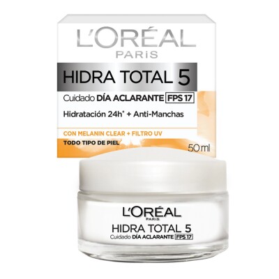 Crema Hidra Total 5 Día Aclarante 50 Ml. Crema Hidra Total 5 Día Aclarante 50 Ml.