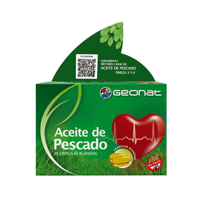 ACEITE DE PESCADO CJ X 30 CAPS. única