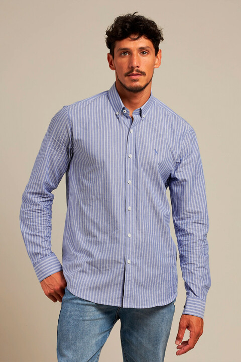 CAMISA ROTEN POLANCO Celeste