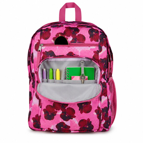 Mochila Escolar Laptop Jansport Big Student Original Urbana Digital Fuchsia Multi
