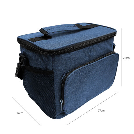 Lonchera Térmica Bolso Vianda 9lts Conservadora Azul